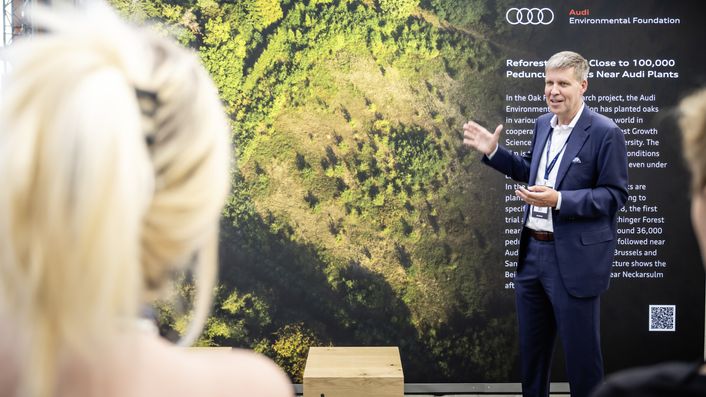 “Mission to Net Zero” - Audi Foundation at the GREENTECH FESTIVAL in Berlin