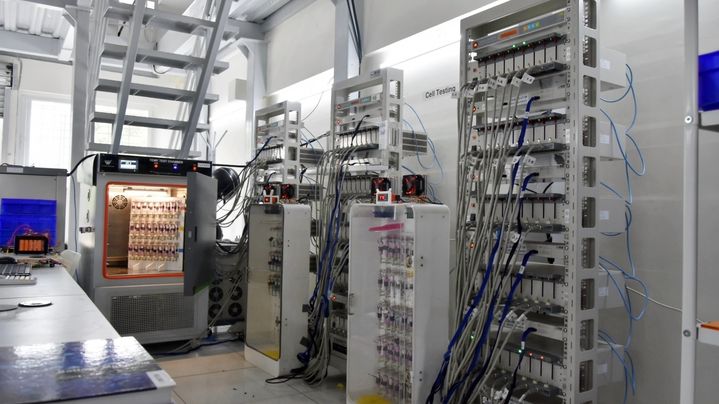 Das Herzstück von Nunam – das Testzentrum für Batteriezellen.