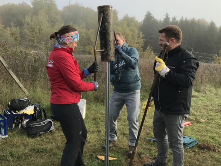 Project PflanzMIT planting trees