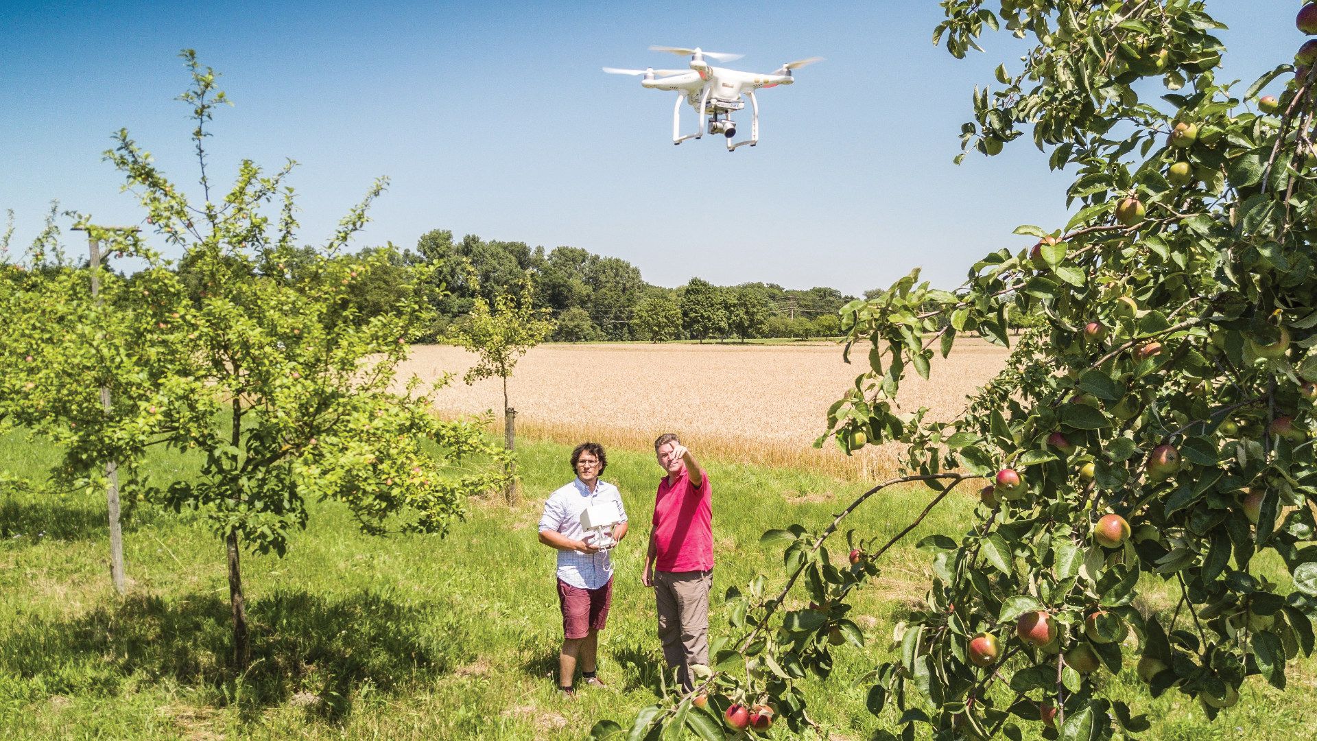 Measurement with drone – Audi Environmental Foundation