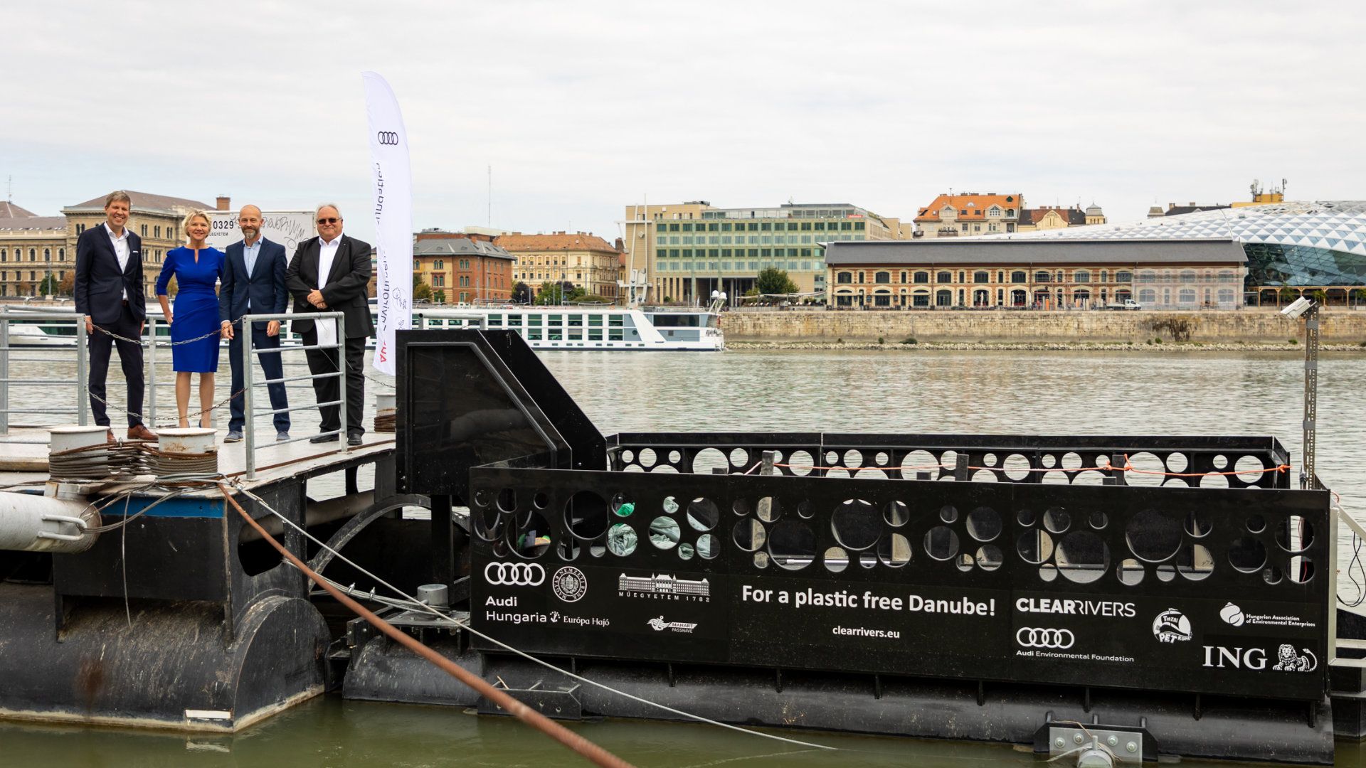 Opening of another Litter Trap in the Danube in Budapest